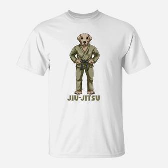 Cute Labrador Dog - Brazilian Jiu-Jitsu, Bjj Gift T-Shirt | Crazezy