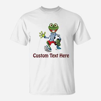 Cute Rascals Frog Soccer Player T-Shirt | Crazezy