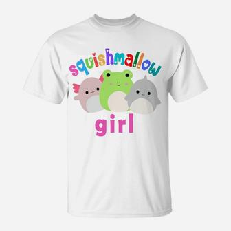 Cute Squishmallow Girl Kindergarten Color For Kids Girls Mom T-Shirt | Crazezy