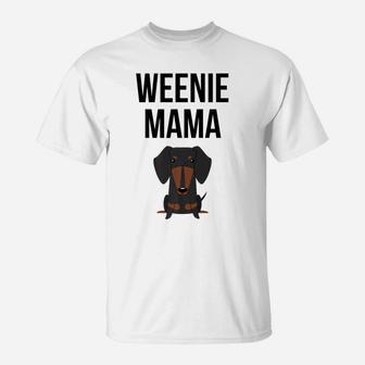 Dachshund Mom Shirt Women Weiner Dog Gift T-Shirt | Crazezy