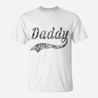 Daddy Classic Baseball Style T-Shirt | Crazezy