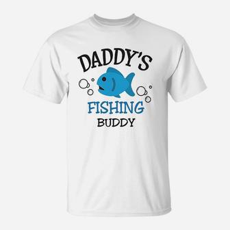 Daddys Dad Father Fishing Buddy Style B Fathers Day T-Shirt | Crazezy DE