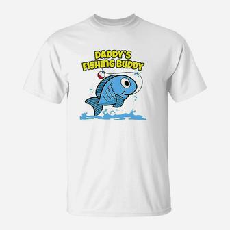 Daddys Fishing Buddy T-Shirt | Crazezy UK