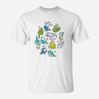 Daily To Do Budgerigar T-Shirt | Crazezy