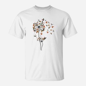 Dandelion Chicken Flower T-Shirt | Crazezy