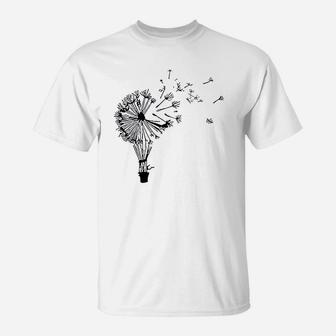 Dandelion Print T-Shirt | Crazezy AU