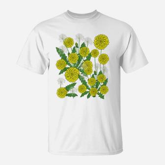Dandelion Tee Shirts Women Men Flower Shirt Girls Dandelion T-Shirt | Crazezy DE