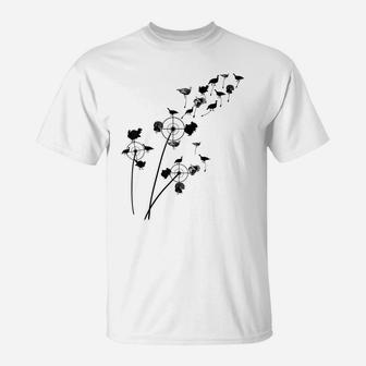 Dandelion Turkey Hunting Flower T-Shirt | Crazezy