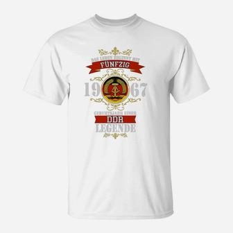 DDR-Legende 1966 T-Shirt, 50. Jubiläumsdesign für Geburtstag - Seseable