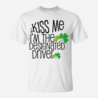 Designated Driver St Patrick Day Funny Pattys Gift T-Shirt | Crazezy