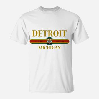 Detroit - Michigan - Fashion Design Sweatshirt T-Shirt | Crazezy DE