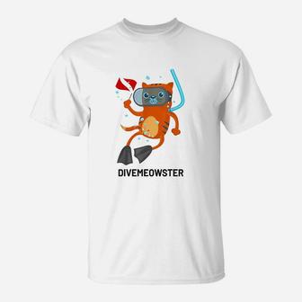 Dive Meowster T-Shirt | Crazezy UK