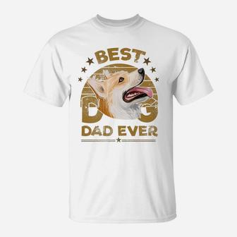 Dogs 365 Best Corgi Dog Dad Ever Gift For Men T-Shirt | Crazezy