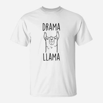 Drama Llama Funny Llama T-Shirt | Crazezy DE