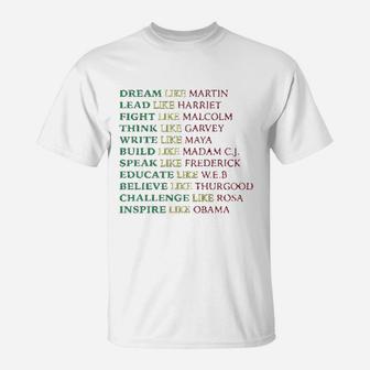 Dream Like Martin T-Shirt | Crazezy CA