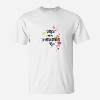 E2j You Are Enough Girls T-Shirt | Crazezy UK