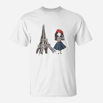 Eiffel Tower Paris T-Shirt | Crazezy AU