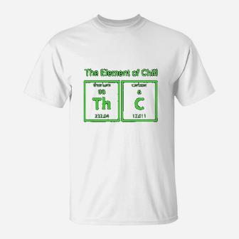 Element Of Chill Funny Science T-Shirt - Thegiftio