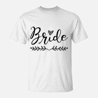 Elephield Bride Wedding Celebration Ceremony Rehearsal Party T-Shirt | Crazezy DE