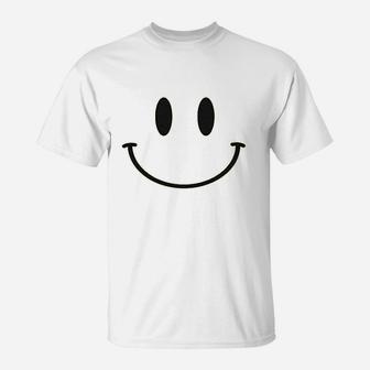 Emoticon Big Smile Face T-Shirt | Crazezy AU