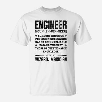 Engineer Definition Funny Noun Engineering Dictionary Term T-Shirt | Crazezy UK