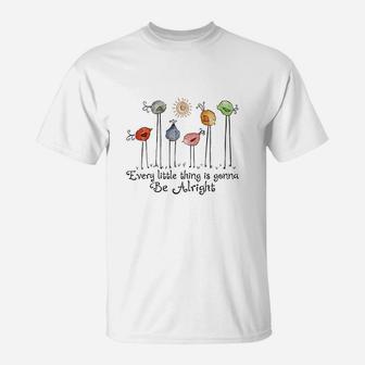 Every Little Thing Is Gonna Be Alright Birds T-Shirt - Thegiftio UK