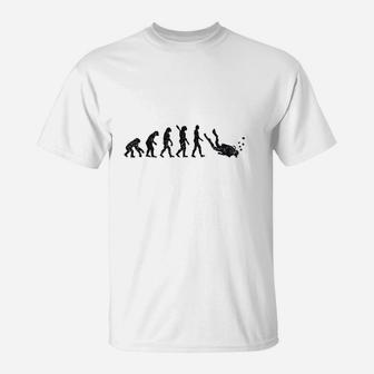 Evolution Of Man Scuba Diver T-Shirt | Crazezy CA