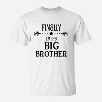 Finally I Am The Big Brother T-Shirt - Thegiftio UK