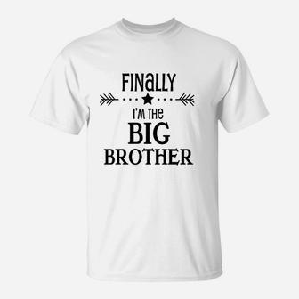 Finally I Am The Big Brother Toddler T-Shirt - Thegiftio UK