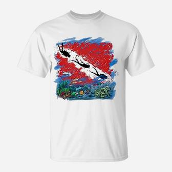 Fishing Scuba Diving T-Shirt - Thegiftio UK