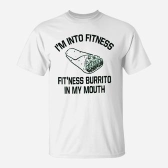 Fitness Burrito Funny Gym T-Shirt | Crazezy