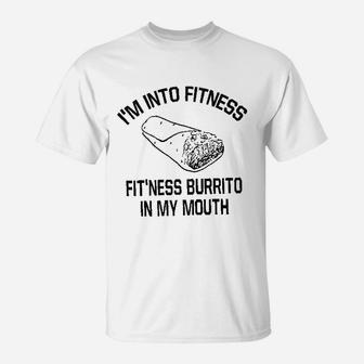 Fitness Burrito T-Shirt | Crazezy DE