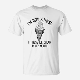 Fitness Ice Cream T-Shirt | Crazezy