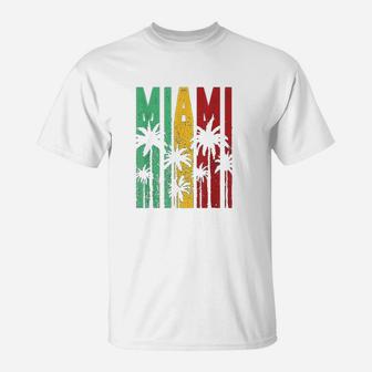 Florida Miami Beach Summer Vacation T-Shirt | Crazezy