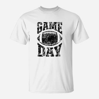 Football Game Day Funny Team Sports Gifts Men Women Vintage T-Shirt | Crazezy CA