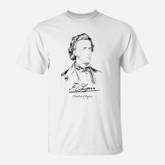Frédéric Chopin-Composer-Classical Music-Piano T-Shirt | Crazezy DE