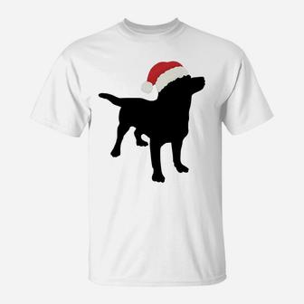 Funny Black Lab Dog Lover Christmas Long Sleeve T-Shirt T-Shirt | Crazezy UK