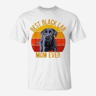 Funny Black Lab Mom Women Labrador Retriever Mama T-Shirt | Crazezy