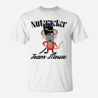 Funny Nutcracker Soldier Toy Christmas Dance Team Mouse T-Shirt | Crazezy DE