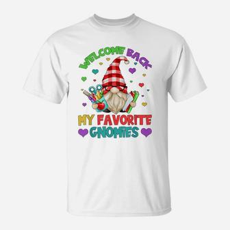 Funny Teacher Gnome Tee - Cute Welcome Back To School T-Shirt | Crazezy