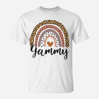 Gammy Life Funny Boho Rainbow Family Matching T-Shirt | Crazezy