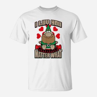 Gardener Gnome Valentine's Day Shirt For Men Women T-Shirt | Crazezy