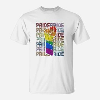 Gay Pride Fist Lgbt T-Shirt | Crazezy AU