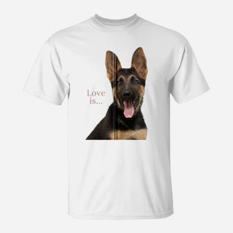 German Shepherd Shirt Shepard Dog Mom Dad Love Pet Puppy Tee Zip Hoodie T-Shirt | Crazezy