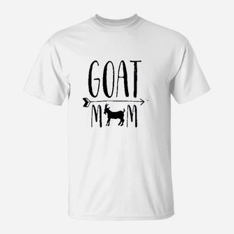Goat Mom For Pet Owner Or Farmer T-Shirt | Crazezy DE