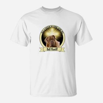 God And My Bull Mastiff T-Shirt - Thegiftio UK