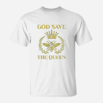 God Save The Queen Beekeeper T-Shirt | Crazezy