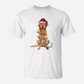 Golden Retriever Christmas Sweatshirt Dog Xmas Gift T-Shirt | Crazezy UK