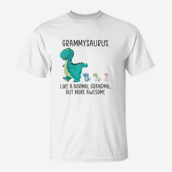 Grammysaurus Like A Normal Grandma But More Awesome T-Shirt | Crazezy CA