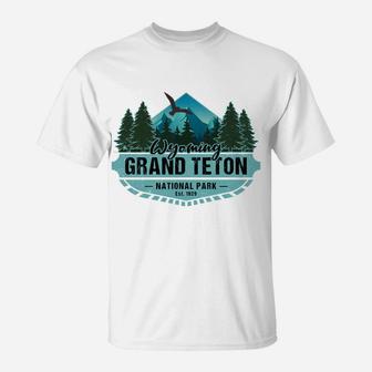 Grand Teton National Park Wyoming Usa Vacation Souvenir Sweatshirt T-Shirt | Crazezy UK